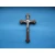 Krzyż wiszący brąz rustykalny z medalem Św.Benedykta 19,5 cm T1